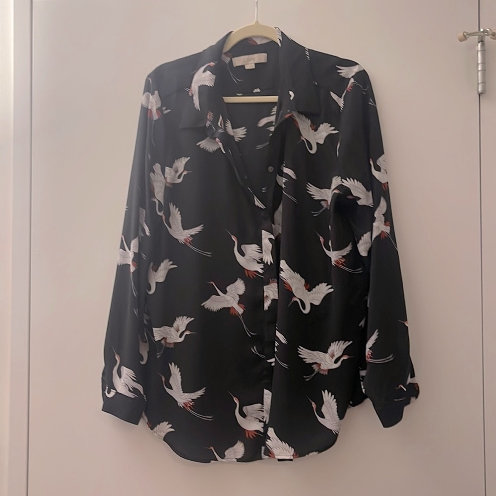 ANNE TAYLOR LOFT Crane Shirt